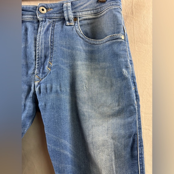 Diesel Jeans Mens Distressed Blue Thaver Zip Fly 28 x 32 - Picture 3 of 6